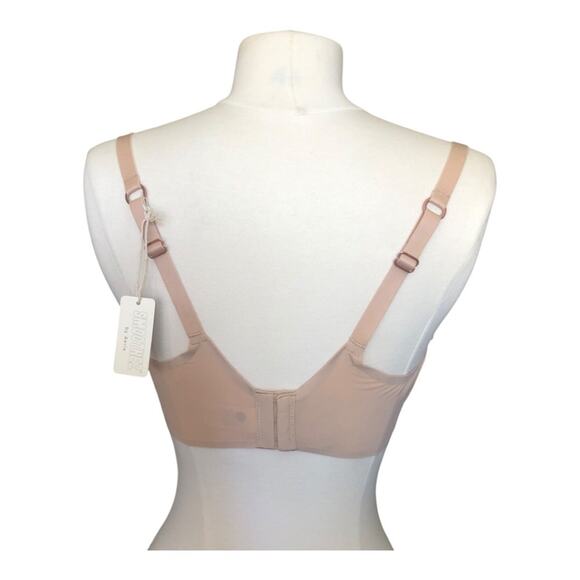 SMOOTHEZ by Aerie Full Coverage Lightly Lined Bra NWT Flexible Wire Beige 34DDD - Picture 5 of 15